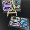 6 шт. Лазерные GPS Автомобильные Наклейки Водонепроницаемые DIY Авто Стекло Боковая Часть Кузова Заднее Стекло Солнцезащитная Пленка Персонализированное Украшение Виниловые Наклейки