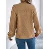 Women S Casual Solid V Neck Lantern Sleeve Pullover Sweater