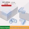 Transparent Silicone Table Corner Protectors with Double-Sided Tape