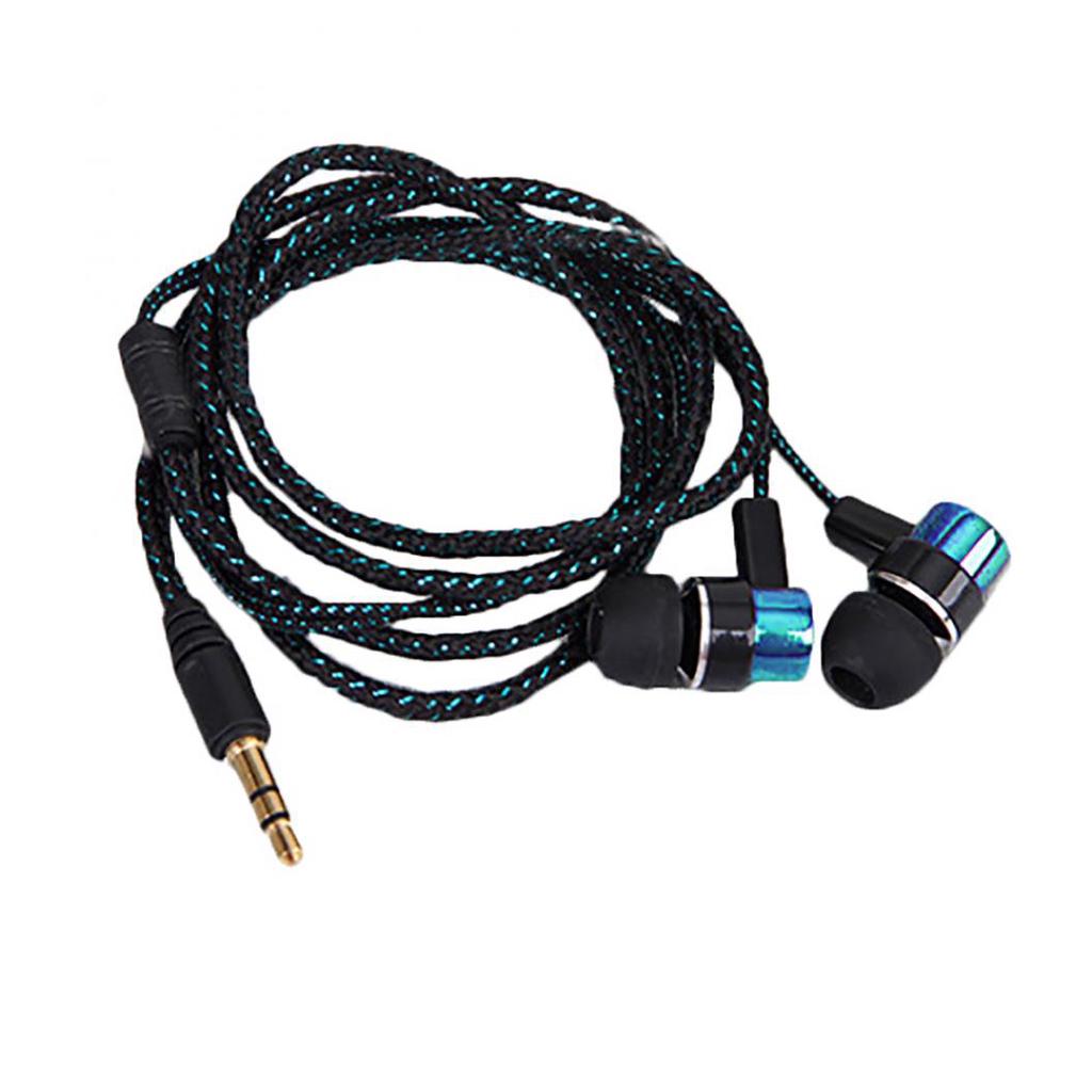 Bass Stereo In-Ear Earphone Wired Headphone Earbud Metal Headset for Phone PC