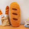 Simulation Bread Plush Toy Doll Strip Bread Throw Pillow Burger Doll Children's Gift