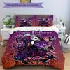3pcs Happy Halloween Jack Quilt Cover Set (1 Quilt Cover + 2 Pillowcases Without Pillow Core), High-Definition Printing for Home and Dormito
