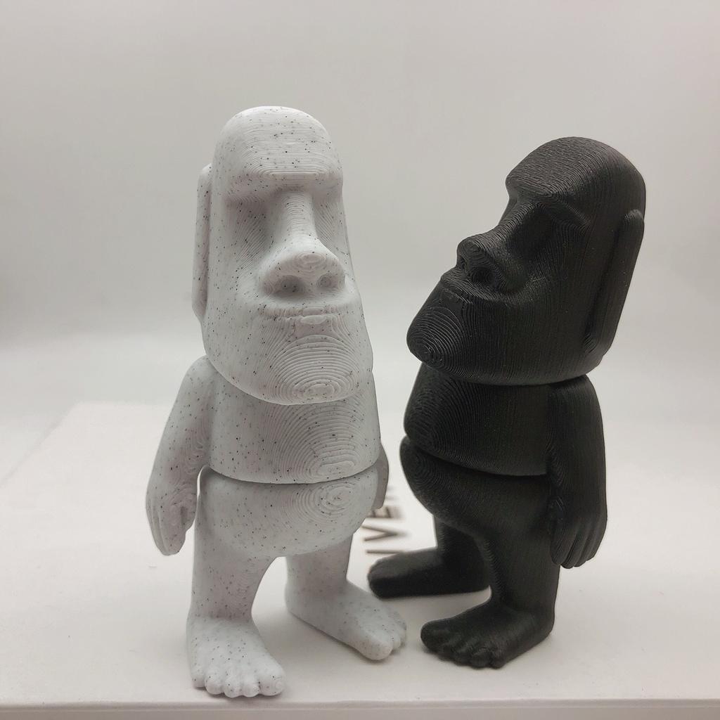Creative Easter Island Moai Movable Statue, 3D Printed Easter Island Moai Decorations, Unique Easter Island Themed Decorations