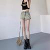 Denim Shorts for Women In Summer New High-waisted A-type Women Wide-leg Shorts