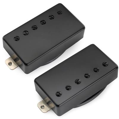 Musiclily Pro Alnico 5 Закрытый хамбакерный звукосниматель Набор для грифа и бриджа для электрогитары LP Черный LP-CMHA (7.5К/16К) Гитары,