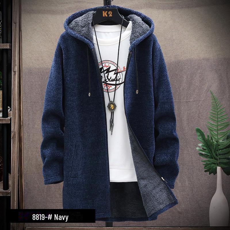 Men's Korean Style Knit Cardigan: 2023 Autumn/Winter Trend Sweater Jacket