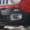 Front Fog Covers Lamp Housing ABS Light Decoration For Jeep Renegade 2016-2018 Exterior Accessoriess , ABS Plastic