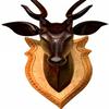 Home Decor  DEER HEAD 50cm Wall Decor Handcrafted Wood Crafts