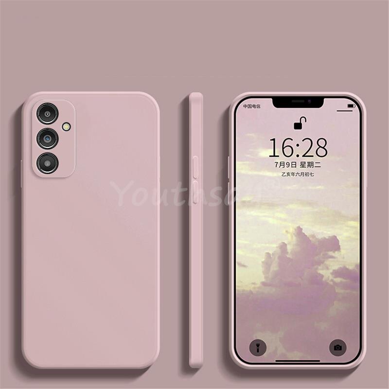 Для Samsung Galaxy A16 Чехол Samsung A16 A15 A14 A55 A06 A04 A04S A04E A24 A33 A54 A34 A05 Чехол Силиконовый Простой Защитный Резиновый