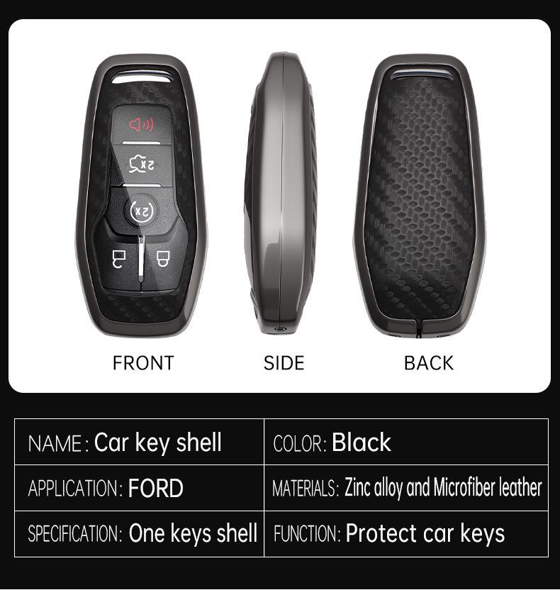 Compatible Long Smart Card Holder for Ford Edge & Lincoln MKX Remote Key Shell
