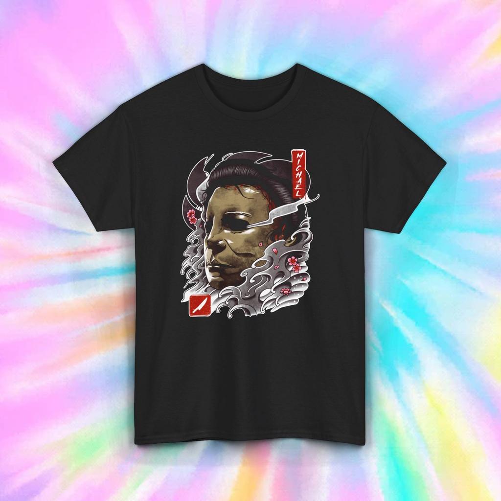 Michael Myers Shirt | Horror Movie Villain Japanese Art Tee | Halloween Gift