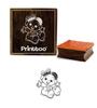Printtoo Baby Shower Scrap-booking Square Wooden Rubber Stamp Baby Girl Design Craft Stamps-2 x 2