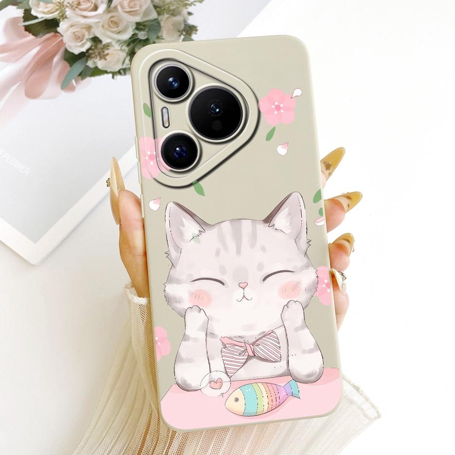 Чехол для Huawei Pura 70 Pro Plus Милый мультяшный кролик Мягкий силиконовый чехол для телефона Для Huawei Pura 70 Ultra Pura70 Pro + Fundas