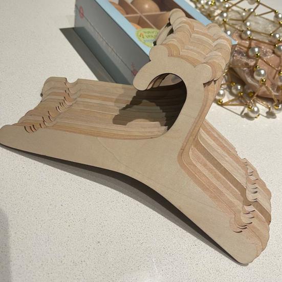 Деревянная вешалка для детской одежды, милая вешалка-стойка с ушками медвежонка, вешалки для малышей, детей, младенцев для шкафа, для пальто, брюк, для хранения одежды