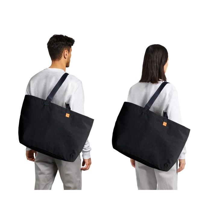 [Bellroy] Market Tote Plus Shoulder Shopping Bag - Black. 360mm x 370mm x 190mm