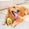 Плюшевый пищащий мяч для собаки с ремешками, набивной мяч со встроенным колокольчиком, интерактивная игрушка для апортировки для маленьких, средних и крупных собак
