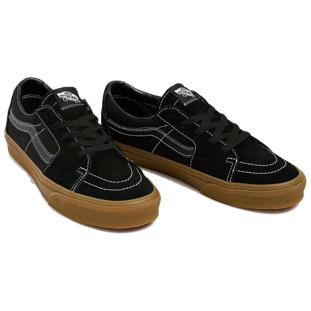 Vans Sk8-Low черные резиновые кроссовки унисекс VN0009QRCJJ