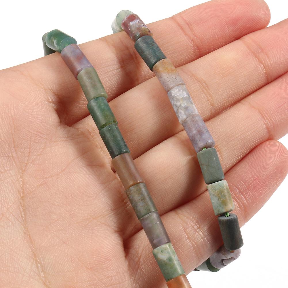 5x8 мм натуральные матовые камни, говлит, кристалл, яшма, агат, трубчатая колонна, свободные бусины для изготовления ювелирных изделий, аксессуары для браслетов «сделай сам», 15 дюймов