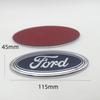 Горячая Наклейка на Автомобиль Для Ford Новая 1шт 3D для ford синий Автомобиль Передняя Головная Крышка Капота Эмблема Задний Хвост Бампер Багажник Рулевое Колесо Обложка