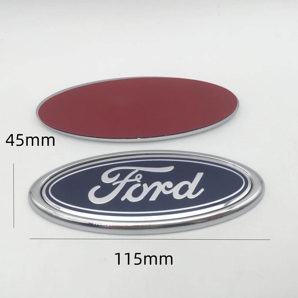 Горячая Наклейка на Автомобиль Для Ford Новая 1шт 3D для ford синий Автомобиль Передняя Головная Крышка Капота Эмблема Задний Хвост Бампер Багажник Рулевое Колесо Обложка