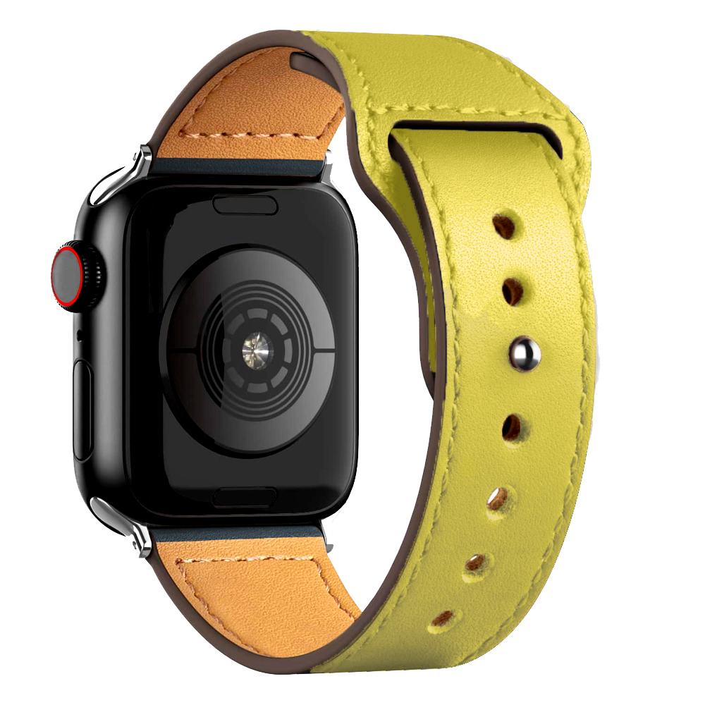 Leather strap For Apple watch band 44mm 45mm 49mm 40mm 42mm 46mm wristband correa bracelet iWatch series 8 9 10 11 SE 7 Ultra 3
