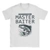 Мужская футболка Master Baiter, хлопковые топы, повседневные футболки с коротким рукавом и круглым вырезом, летняя футболка