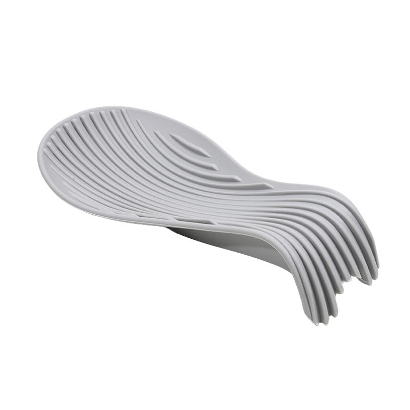 Силиконовый поднос для кухонной утвари, Кухонная лопатка, Суповая ложка, Силиконовая подставка для ложек, Бытовая толстая термоизолированная силиконовая подставка для ложек