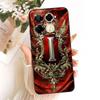 For Infinix Note 40 Pro 4G 5G / Note 40 Pro+ / Note40 X6853 Feather Crown Initial Letter Phone Case Soft Silicone Covers Bumpers