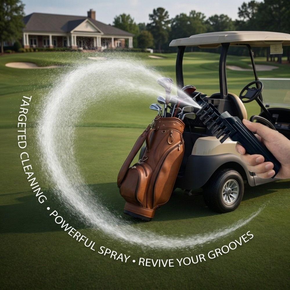 ABS Handle Golf Club Brush Detachable Bottle Cleaning Brush Golf Groove Cleaner Practice Bag
