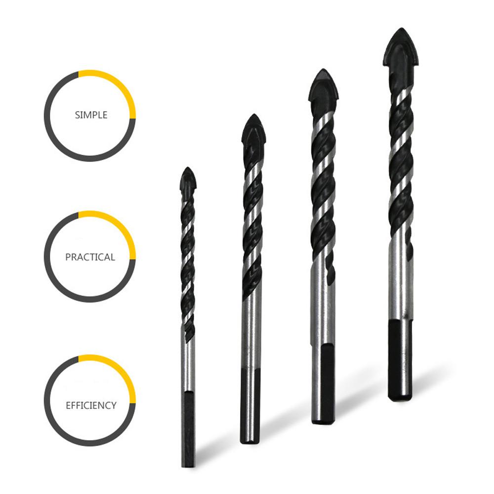 Multi Functio Triangular Drill Bits Hole Openers For Ceramic Glass Concrete 