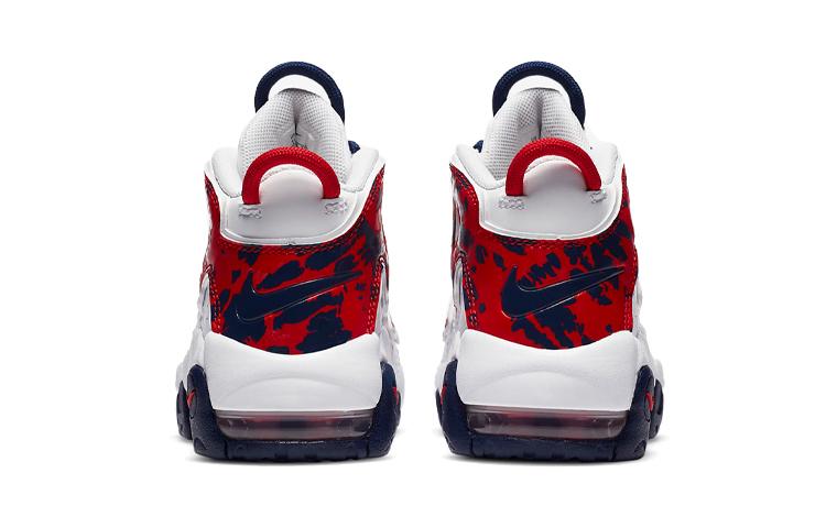 Nike Air More Uptempo Красный Синий Камуфляж PS CZ7886-100