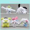 Sanrio 5 шт. Мелоди Хелло Китти Фигурка Игрушка Модель Рождественский Подарок Декор
