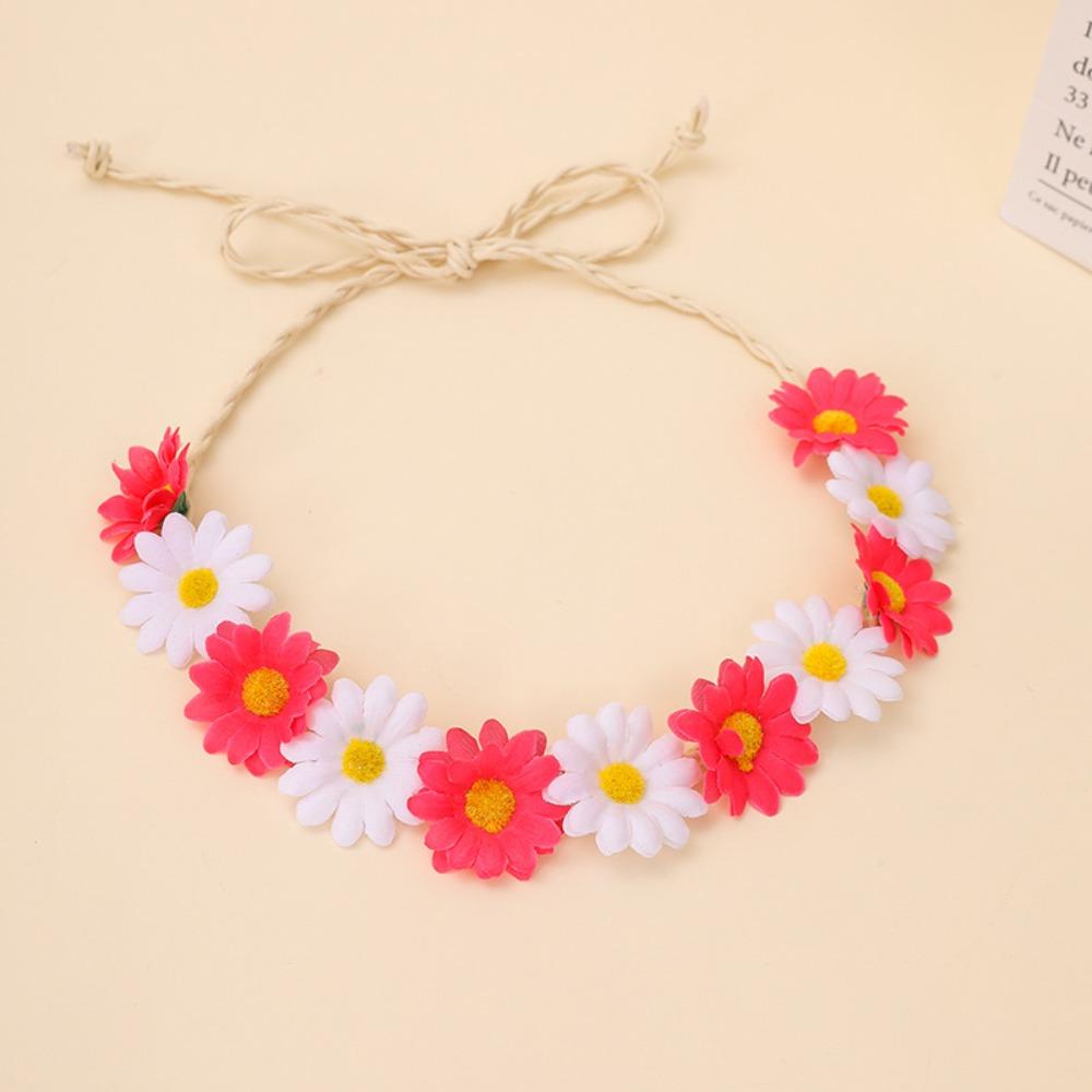 Flower Decoration Sunflower Headband Simulated Daisy Hairband Festival Hair Accessories