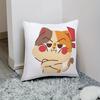Мультяшная собака мягкая наволочка подходит для украшения дома, спальни, гостиной, дивана, офисного кресла 45x45см