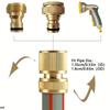 Copper Plated Hose Quick Connector Quick Connect Garden Watering Adapter  for Garden Pipes
