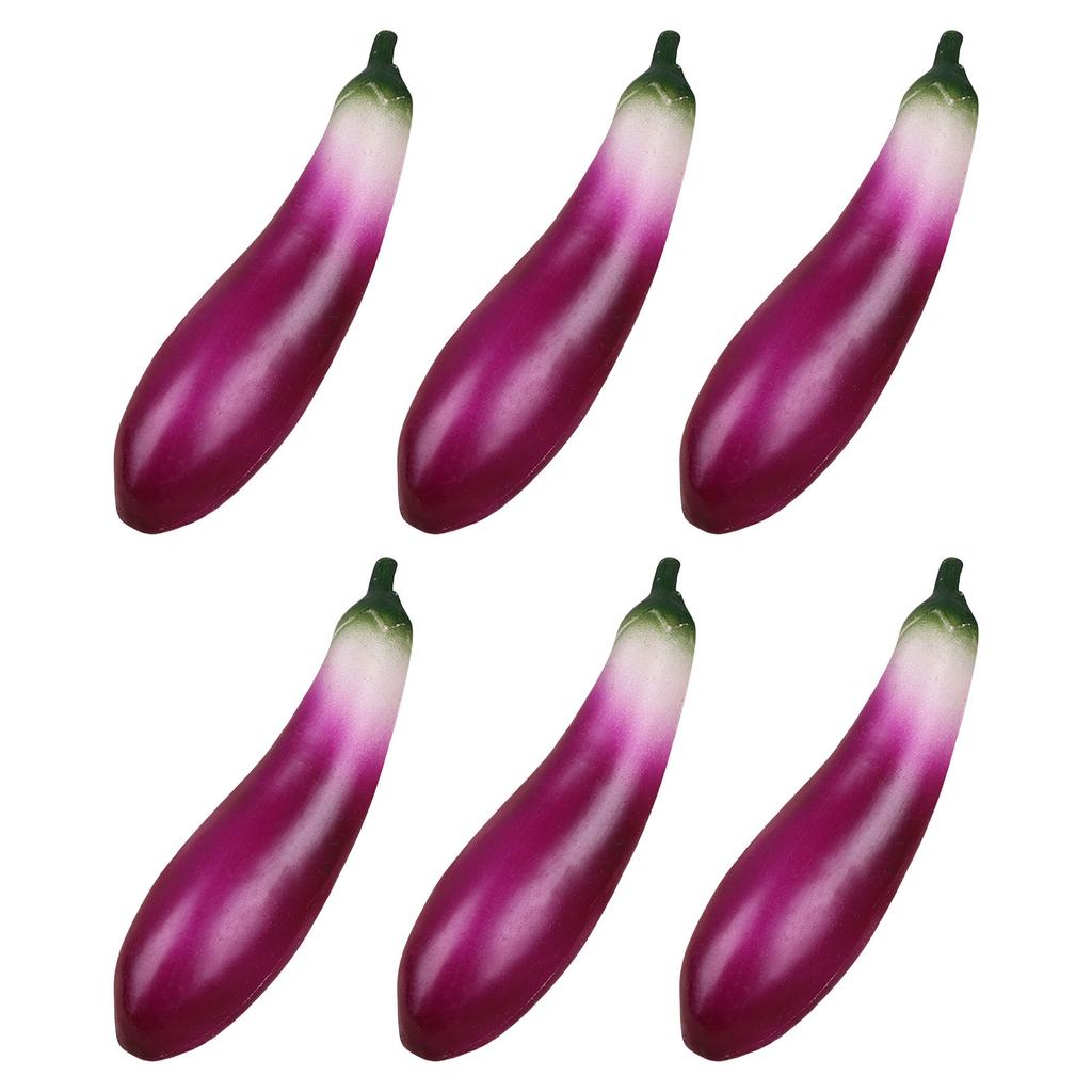 6Pcs Realistic Simulation Vegetable Models Artificial Vegetable Toy Kitchen Vegetable Decoration for Display Photography