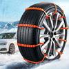 10 шт./компл. Автомобильные цепи противоскольжения для снега, универсальные для седана, хэтчбека, внедорожника, минивэна, пикапа, ремни для тяги на снегу