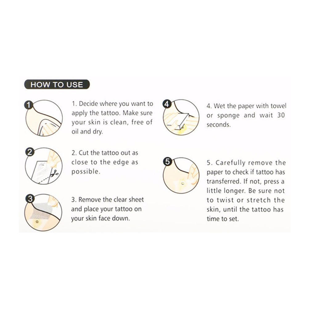 Дизайн шрам формы временные татуировки наклейки боди-арт водонепроницаемые татуировки