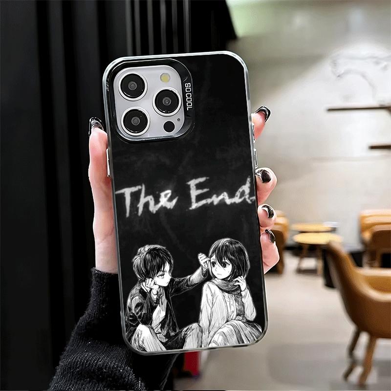 A-Атака Титанов Микаса Ударопрочный Чехол для Телефона для iPhone 17 Air 16 16E 15 Pro Max 14 Plus 13 Mini 12 Задняя Крышка Противоударный Веселый