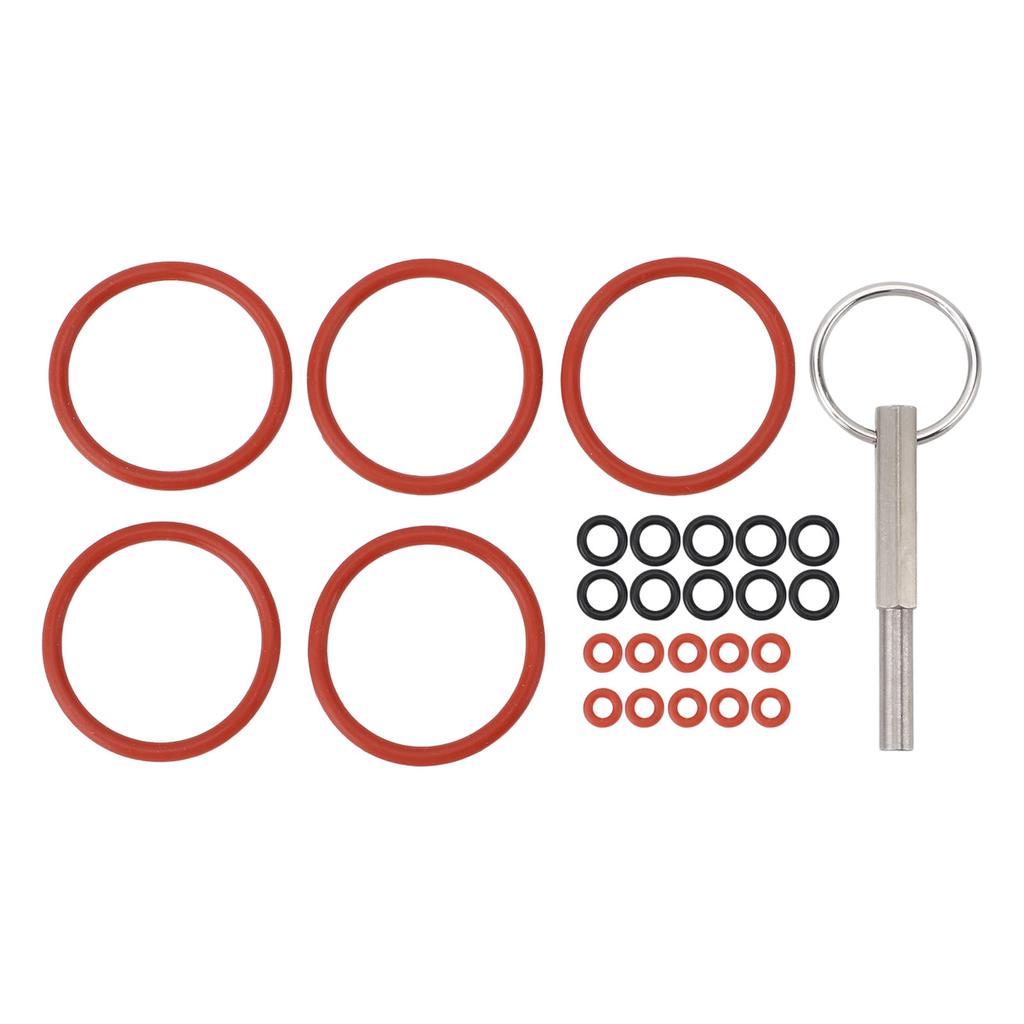 25 шт. набор уплотнительных прокладок для кофемашины силиконовая замена O-образного контура с инструментом для ремонта для Coffee Mac