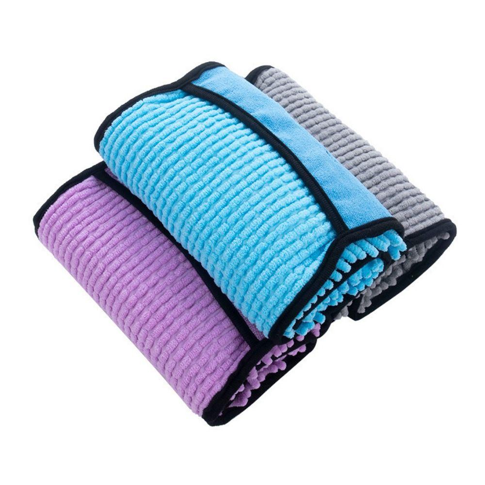 Chenille Quick-Drying Cat Bath Towel Soft Dog Bath Robe Towel Dog Bath Blanket  for Puppy Cats