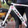 Spring Sakura Car Stickers for Auto Window Bumper Decals Waterproof Bike Tube Stickers Motorcycle Helmet Flowers Decoration
