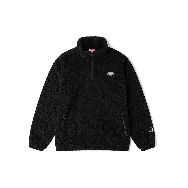 Kappa Sweatshirts Unisex Stand Collar Moderate Straight Fit (Unisex) Sweatshirts K0BY2WT03D