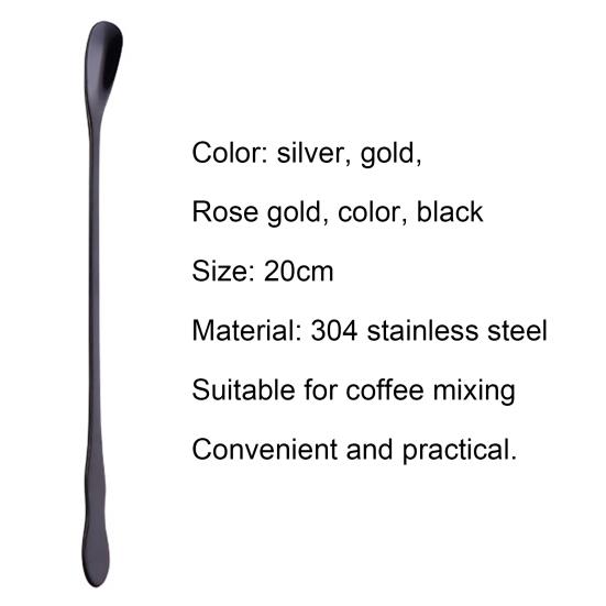Spoon Non-Fading Practical Long Handle Cocktail Stirring Spoons Bar