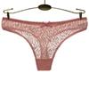 Women Sexy Lace G-string Cotton Thong Strings Ladies T-back Panties Woman Underwear Lingerie 6 Pcs