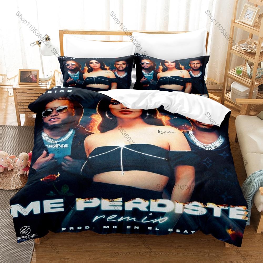 Kim Loaiza X Amor Album Me Perdiste No Seas Celoso HD Print Bedding Set Duvet Cover + 2 Pillowcases Latin Music Fan Soft Bed