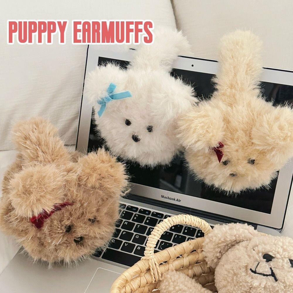 Thickened Ear Cover Cute Puppy Winter Ear Protection Cartoon Earmuffs Winter