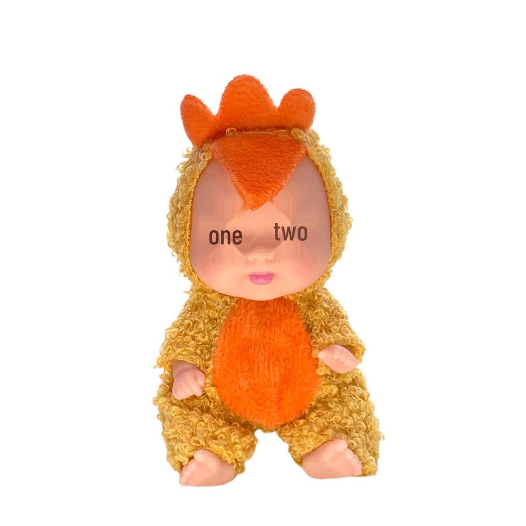 5-дюймовая спящая кукла-младенец в костюме животного - 13 см BJD Reborn Simulation Doll