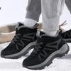 Плюшевые хлопковые туфли Мужские Женские Теплые Зимние Ботинки для Ходьбы Противоскользящие Уличные Кроссовки для Пеших Походов Треккинга Износостойкая Обувь
