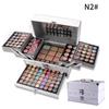 MISS ROSE 140-в-1 Изысканный многофункциональный косметический чехол для девочек, наборы для макияжа, профессиональный набор для макияжа, тени для век, румяна, консилер, помада для бровей 